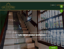 Tablet Screenshot of hotelcasagustadora.com
